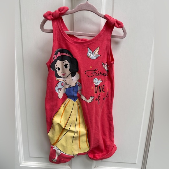 Disney Other - NWOT Disney Princess 3T Snow White Red Romper Fairest One of All
